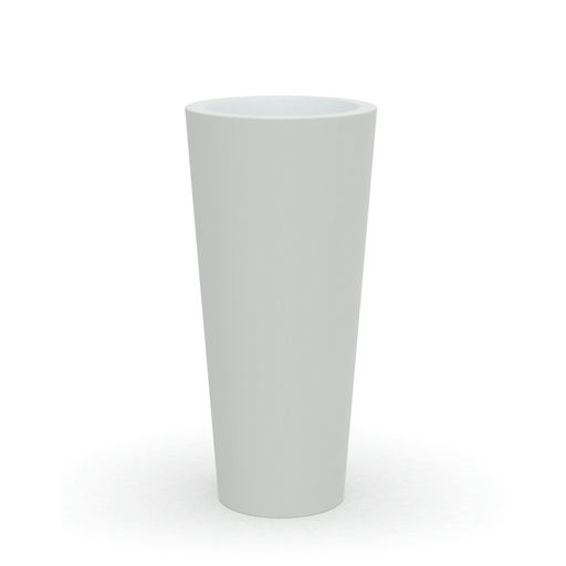 Clima - Cone Matte Finish White – L: 16.5 in x W: 16.5 in x H: 36 in – by Le Présent