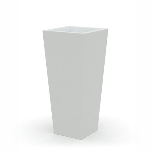 Clima - Tapered Matte Finish White – L: 16 in x W: 16 in x H: 36 in – by Le Présent