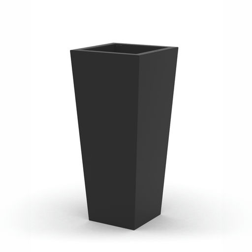Clima - Tapered Matte Finish Black – L: 16 in x W: 16 in x H: 36 in – by Le Présent