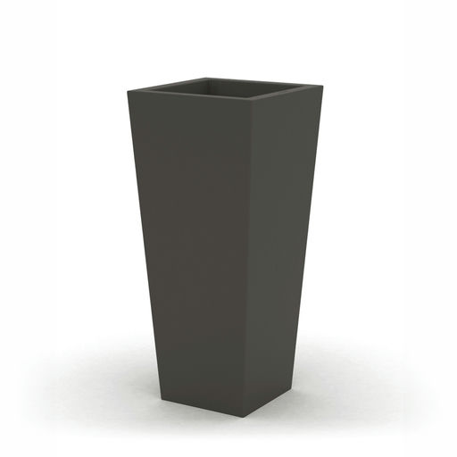 Clima - Tapered Matte Finish Anthracite – L: 16 in x W: 16 in x H: 36 in – by Le Présent