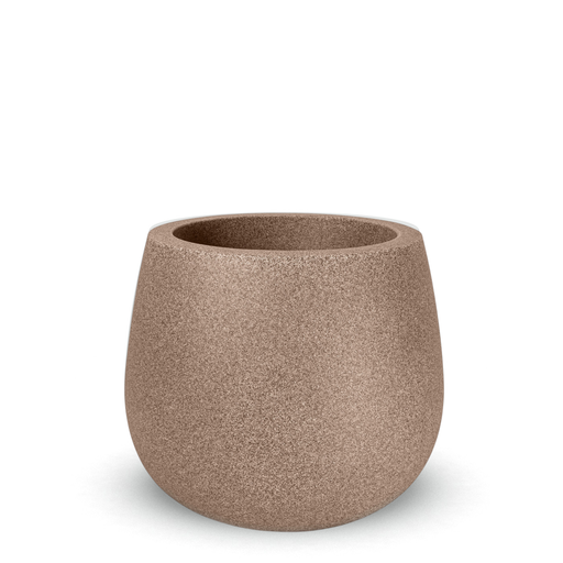 Clima - Belly Matte Finish Sand – L: 22.44 in x W: 22.44 in x H: 18.9 in – by Le Présent