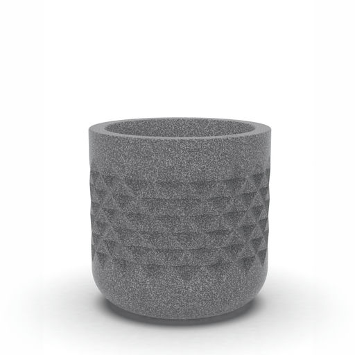 Clima - Pyramind Matte Finish Granite – L: 18 in x W: 18 in x H: 18 in – by Le Présent