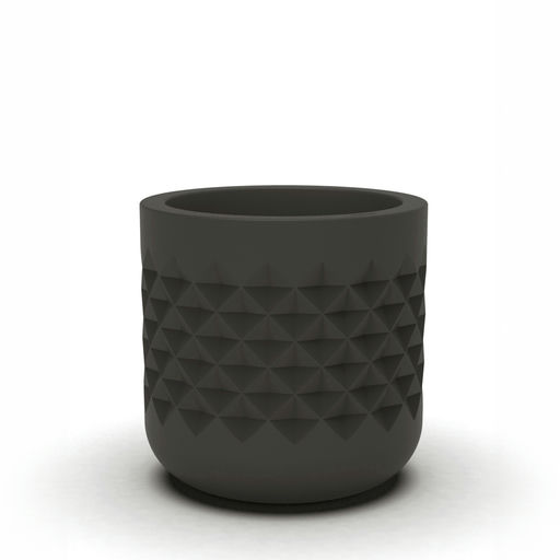 Clima - Pyramind Matte Finish Anthracite – L: 18 in x W: 18 in x H: 18 in – by Le Présent